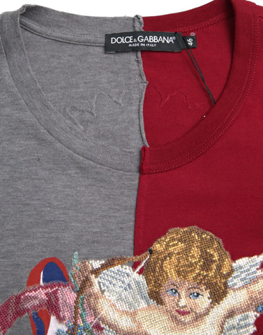 Multicolor graphic Dolce & Gabbana short sleeve T-shirt with vibrant print, casual style, and comfortable fit.