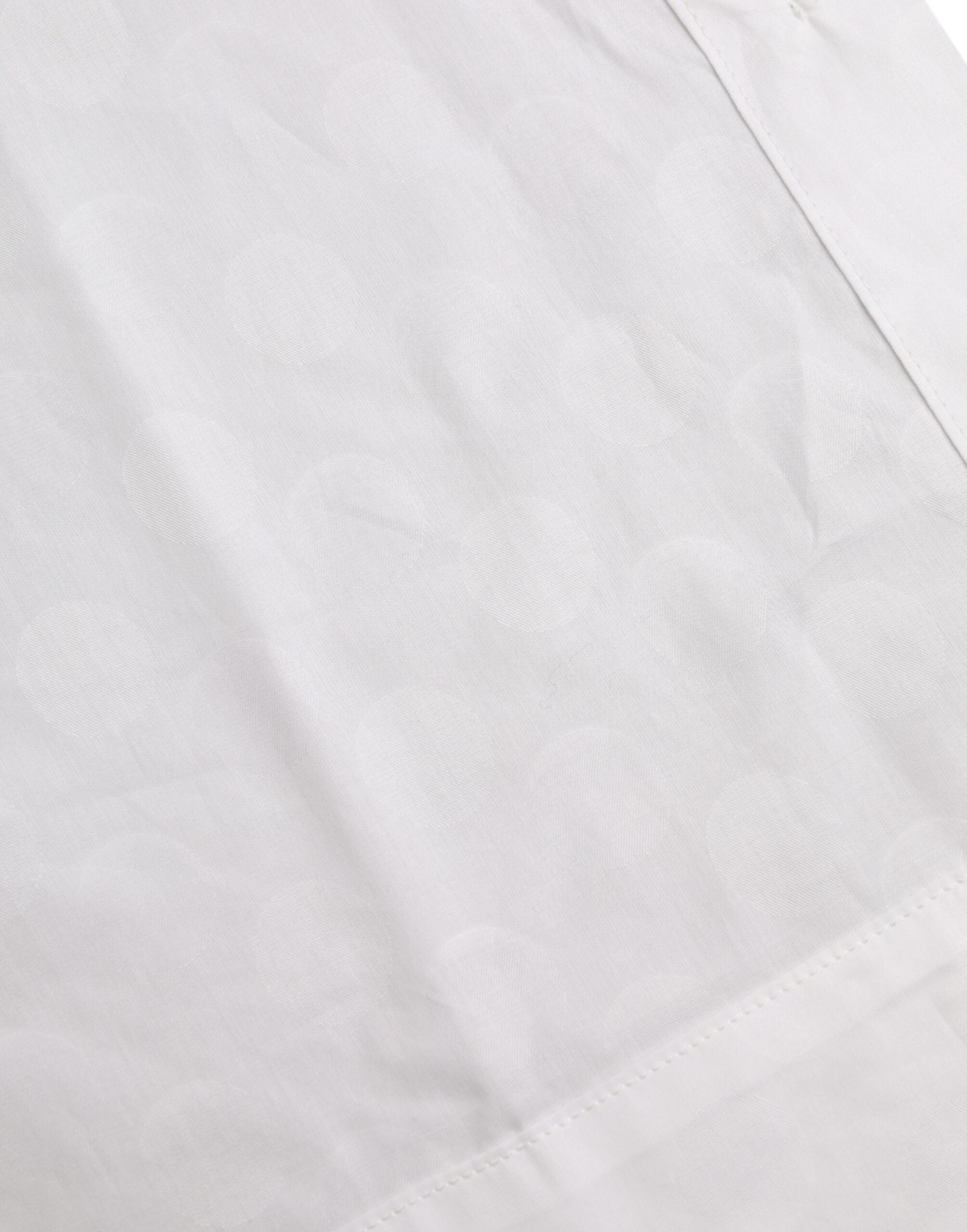 White Dolce & Gabbana short sleeve polo shirt with a classic collar, shown with a clean, crisp look.