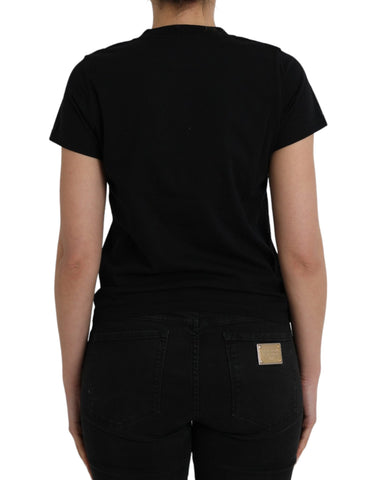 Black cotton Balenciaga logo print crew neck short sleeve T-shirt, casual fit, with bold logo design on front.