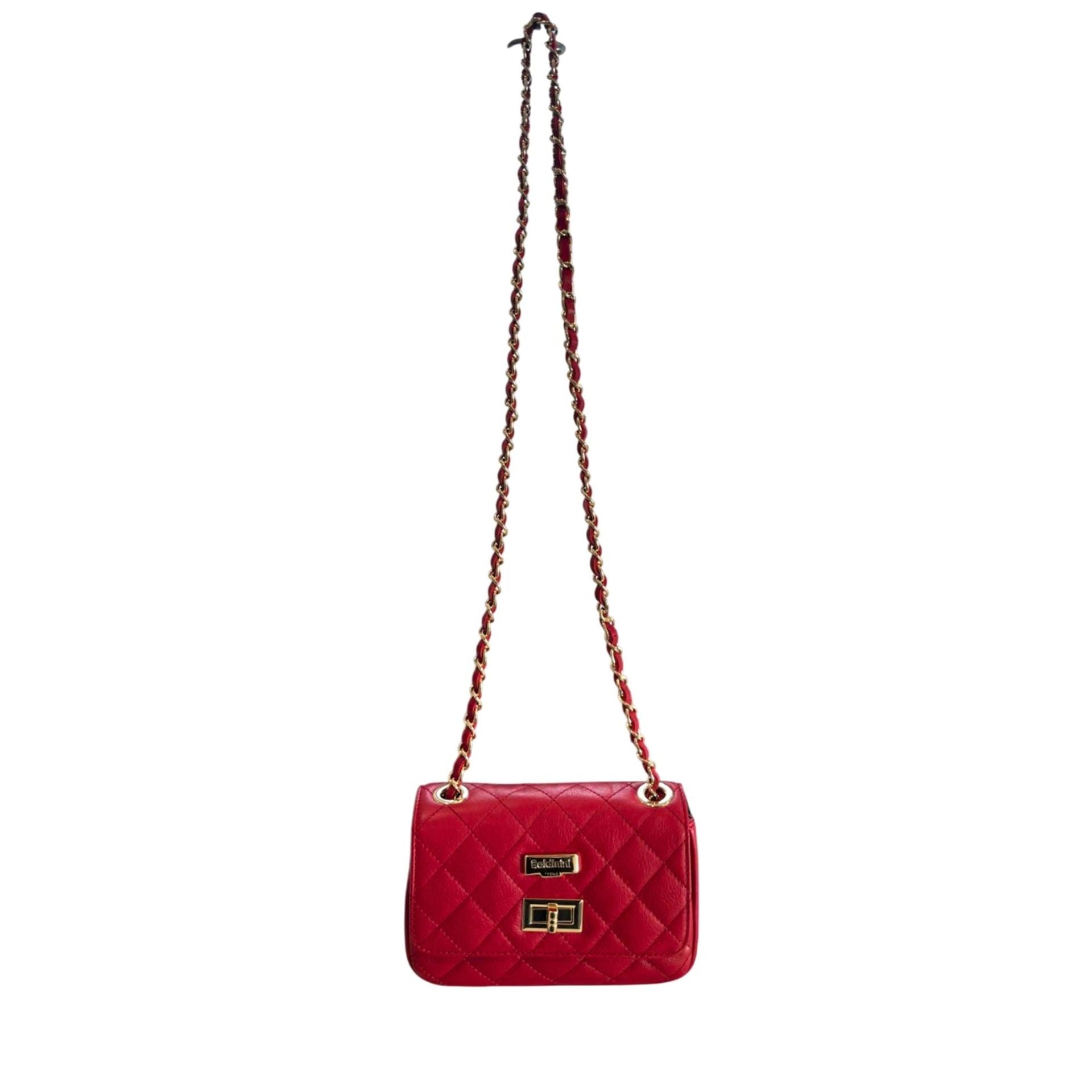 Baldinini Trend SC1418_LUCCA_RossoRed designer sandal featuring red leather straps and stylish design.