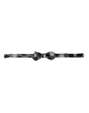 Multicolor silk polka dot adjustable men's bow tie by Dolce & Gabbana, featuring a classic papillon style with vibrant pattern.