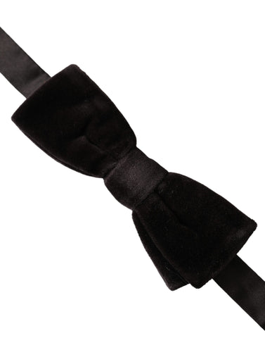 Maroon Velvet Cotton Adjustable Neck Men Bow Tie