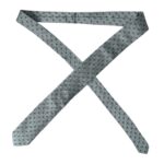 Green patterned silk men's tie by Dolce & Gabbana, featuring an adjustable design and intricate silk pattern.