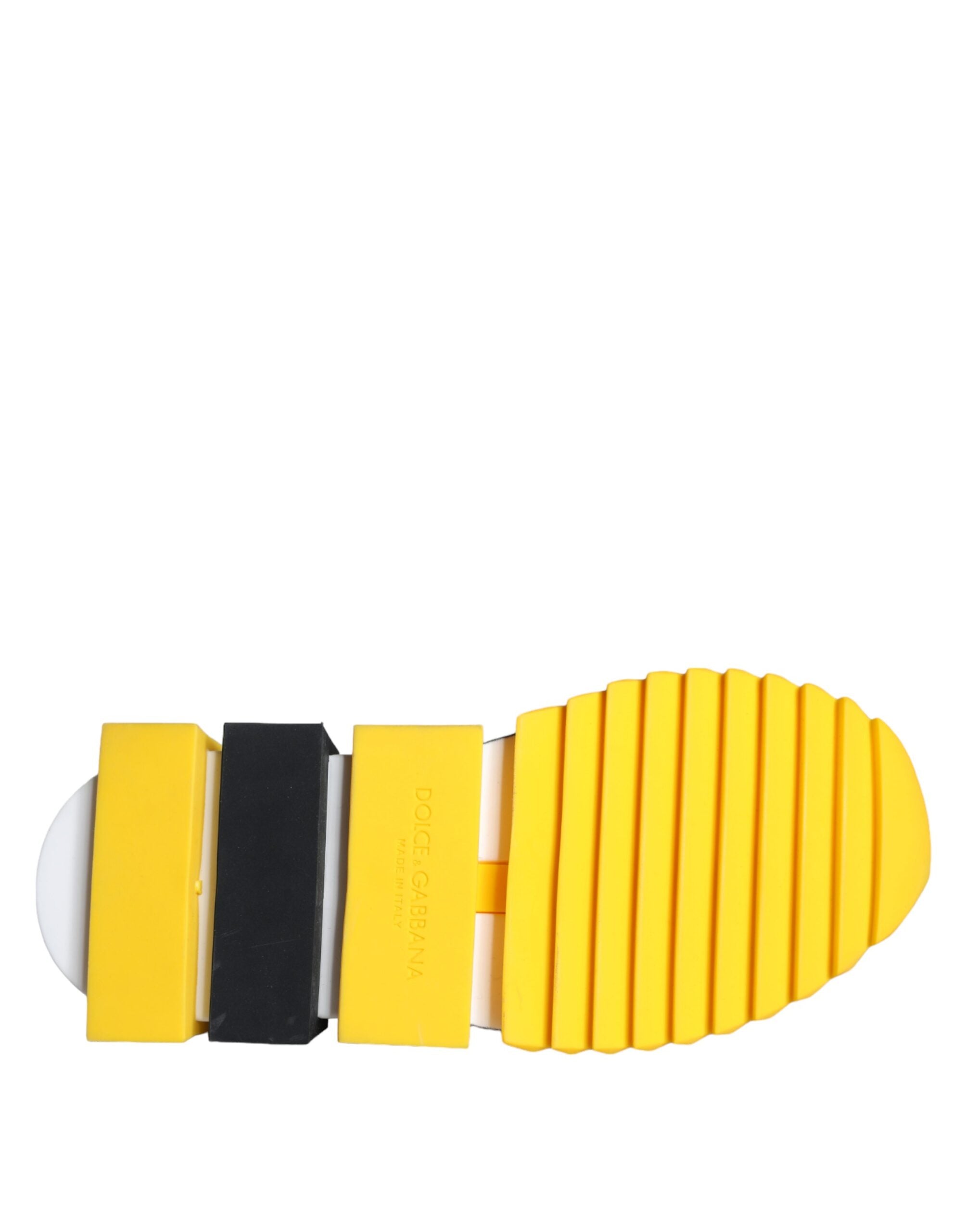 Yellow Sorrento Crystals Sneakers for women by Dolce & Gabbana featuring crystal embellishments and casual sneaker design.