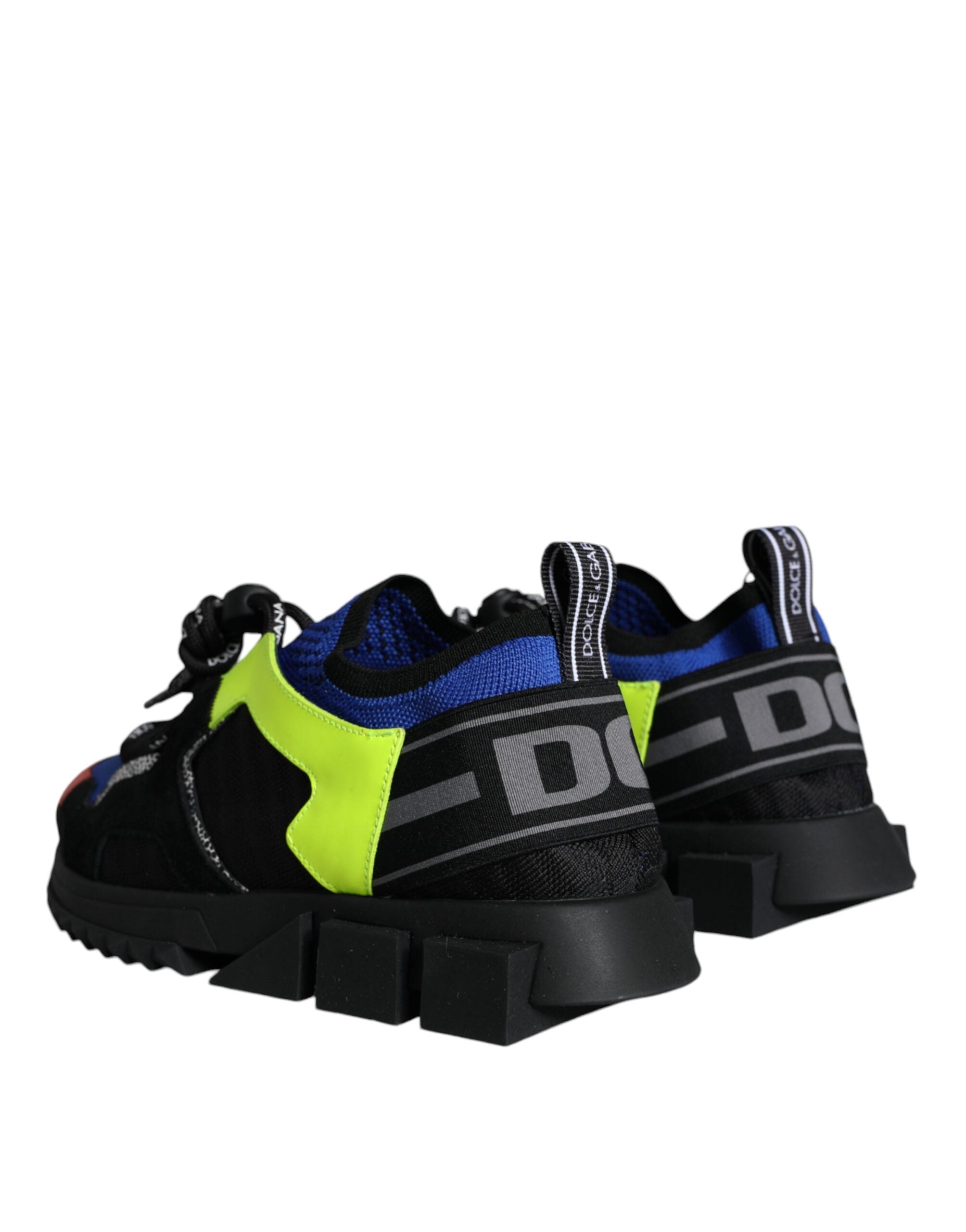 Multicolor mesh Sorrento trekking sneakers by Dolce & Gabbana featuring breathable fabric and sporty design.