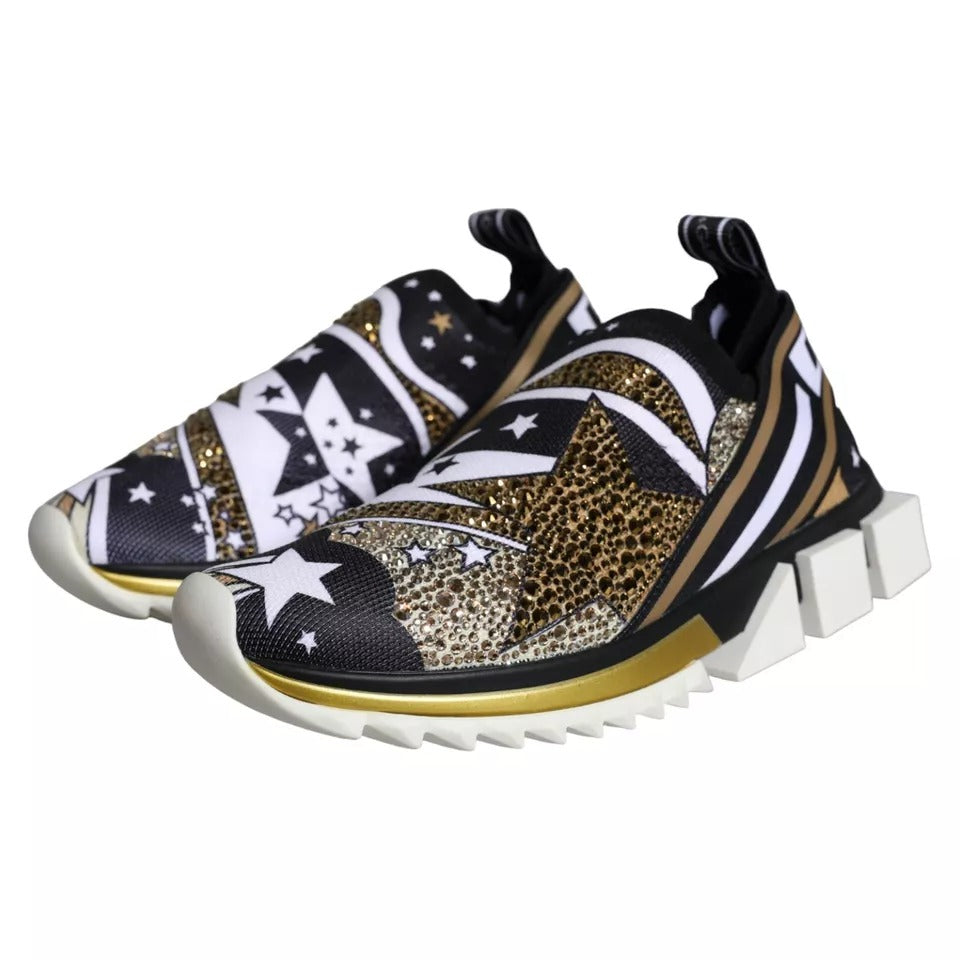 Multicolor Comet Star Print Sorrento Sneakers by Dolce & Gabbana with vibrant star patterns and sleek sneaker design