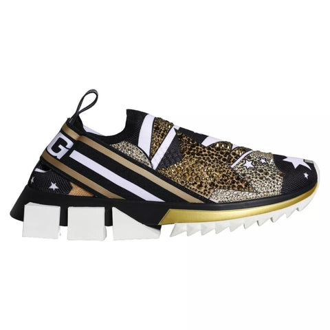 Multicolor comet star print Sorrento sneakers by Dolce & Gabbana with vibrant star patterns and stylish design.