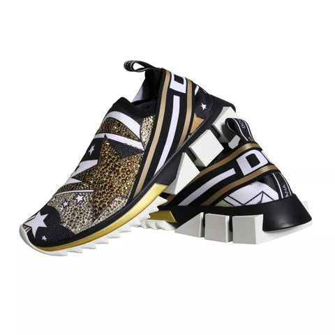 Dolce & Gabbana multicolor comet star print Sorrento sneakers with vibrant design and casual style.