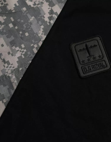 Dolce & Gabbana multicolor camouflage cotton round neck men's T-shirt showing vibrant camo pattern and classic fit.