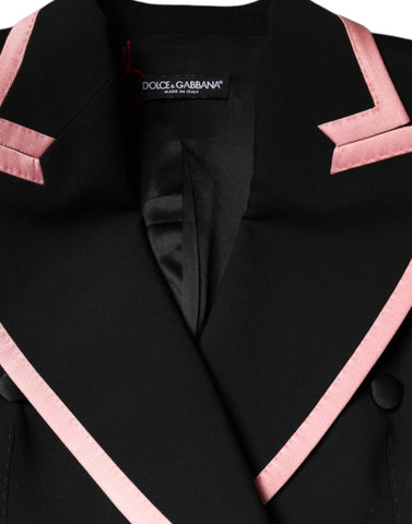 Black wool blend sleeveless jumpsuit dress by Dolce & Gabbana, featuring a fitted silhouette and stylish design.