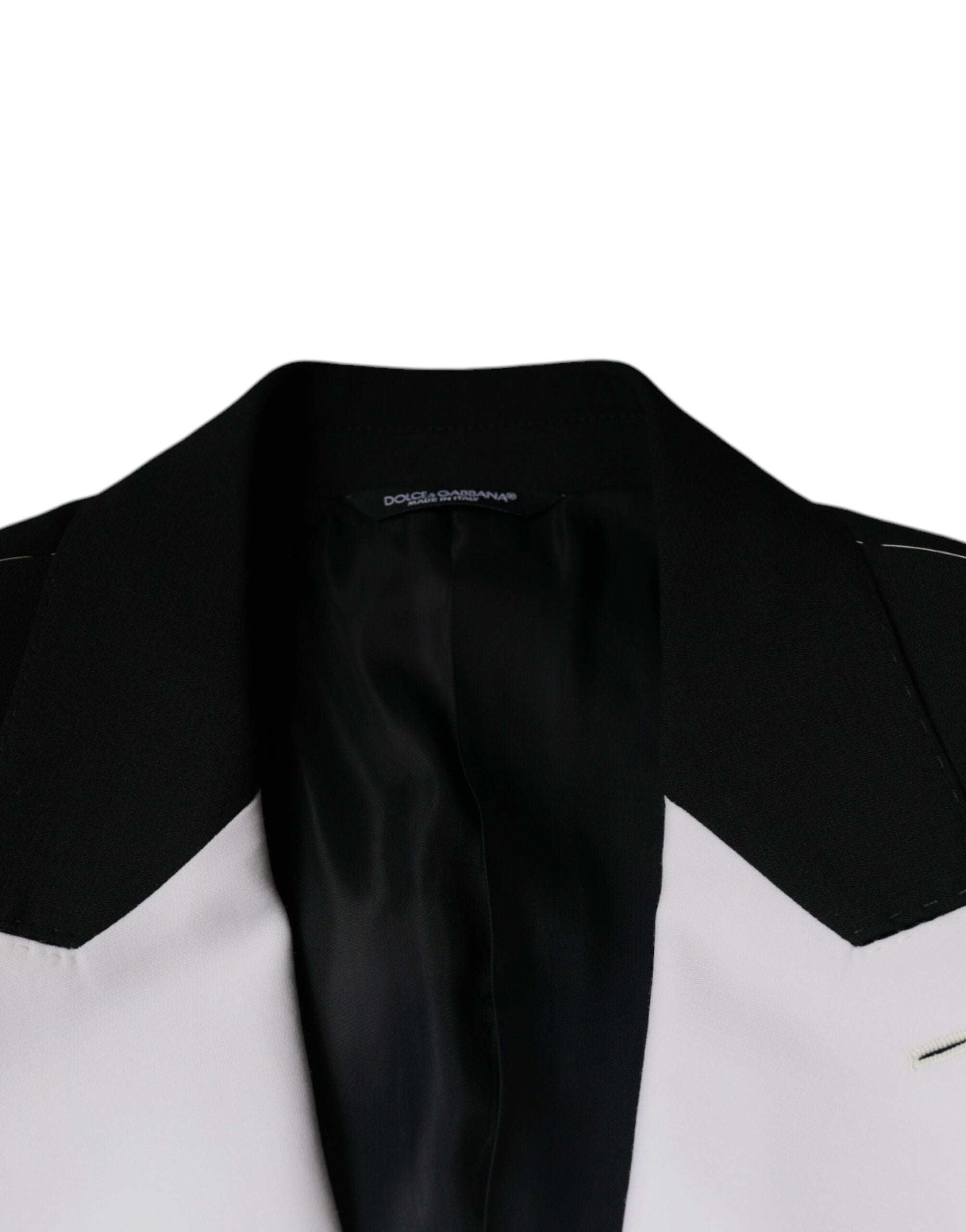 Dark Gray White Single Breasted Dress Blazer