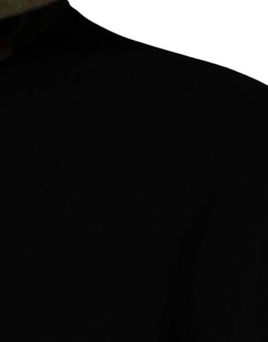 Black camouflage hooded sweatshirt by Dolce & Gabbana, showing a stylish hoodie with camouflage pattern and front pocket.