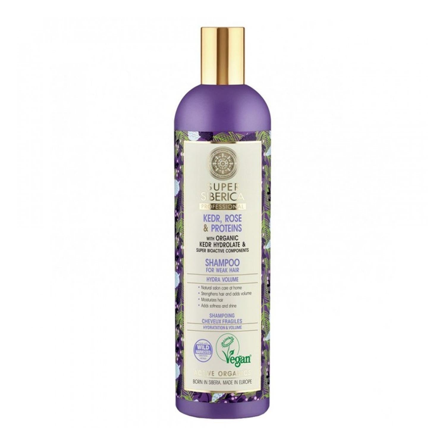 Natura Siberica Pino Rosa y Proteinas Champu Profesional Cabello Debil 400ml Jag Couture London - New York