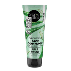 Organic Shop Aloe y Avocado Exfoliante Facial 75ml Jag Couture London - New York