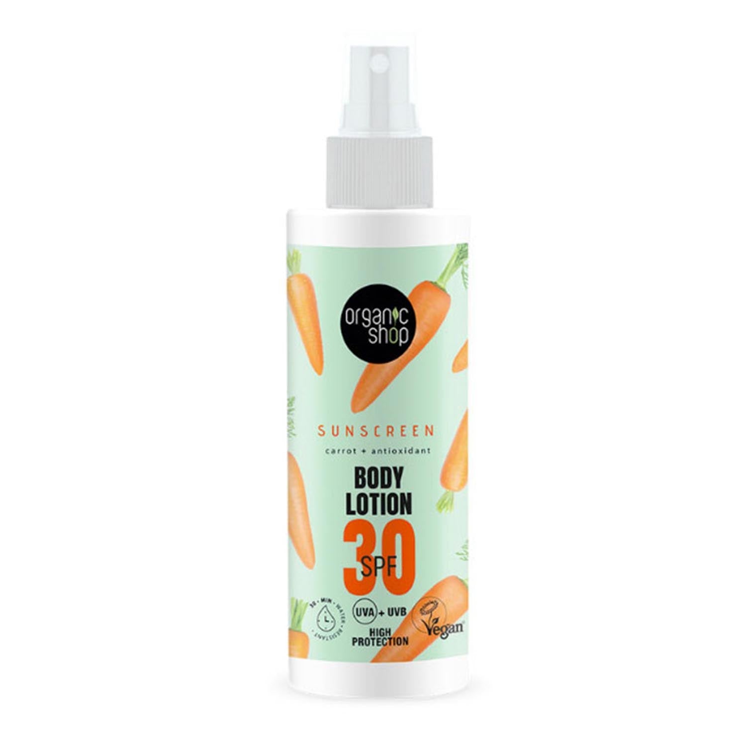 Organic Shop Carrot Locion Corporal Spf30 150ml Jag Couture London - New York