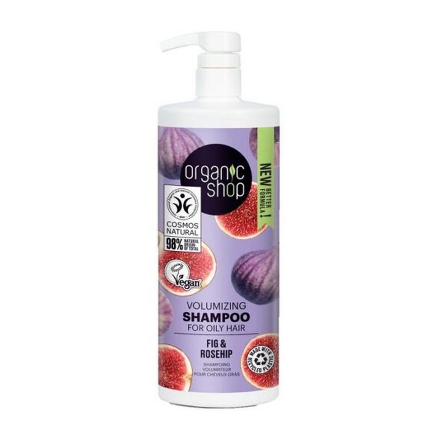 Organic Shop Fig Volumizing Champu Cabello Graso 1000ml Jag Couture London - New York