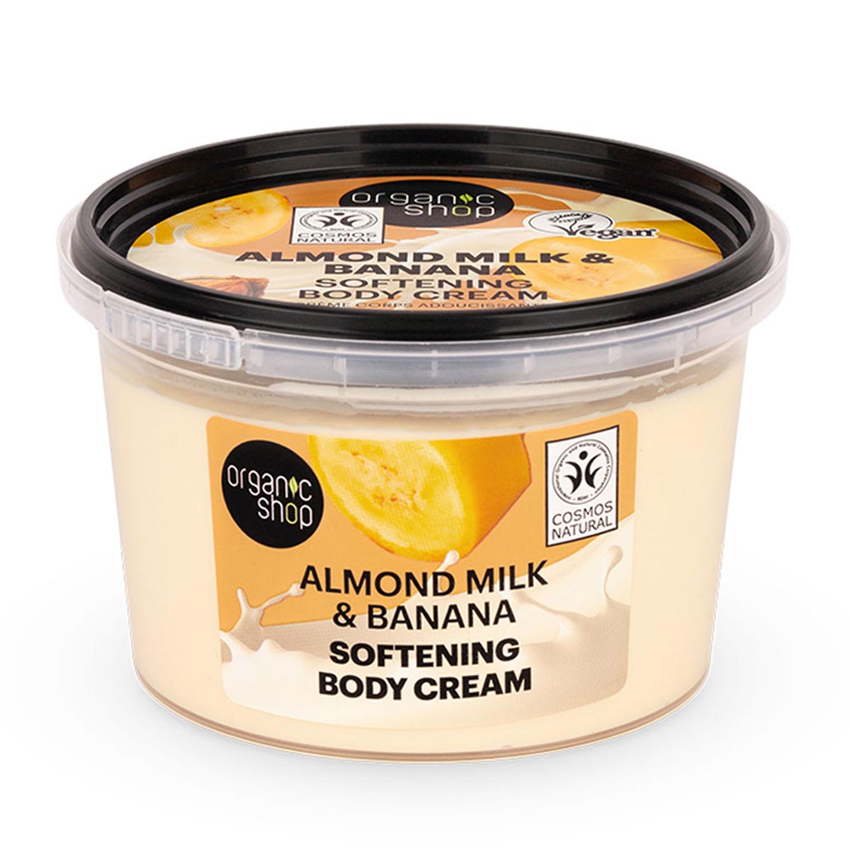 Organic Shop Almond Milk y Banana Crema Corporal 250ml Jag Couture London - New York