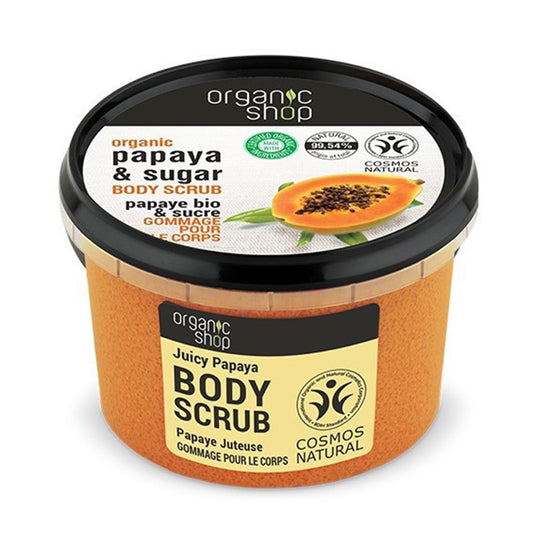 Organic Shop Papaya y Sugar Exfoliante Corporal 1un Jag Couture London - New York