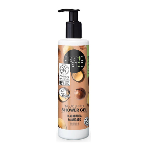 Organic Shop Macadamia y Avocado Gel De Baño 280ml Jag Couture London - New York