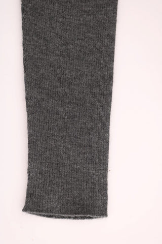 Gray cashmere stretch tights by Dolce & Gabbana displayed on a plain background.