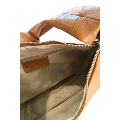 Baldinini Trend AL1512 LUCCA D44CUOIO leather ankle boots with sleek design, shown in natural tan color.