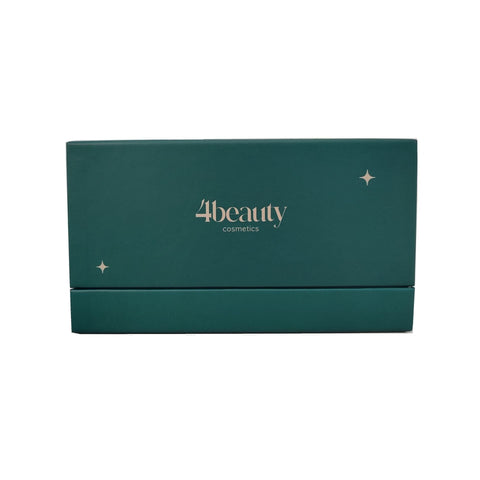 Jag Couture London - New York 4beauty Skincare Routine Box with skincare products, bottles, and packaging for a complete skincare set