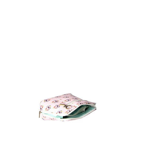 Jag Couture London Gave Lux GLX220334323FBG-ROSA handbag in soft pink with elegant design and gold accents.