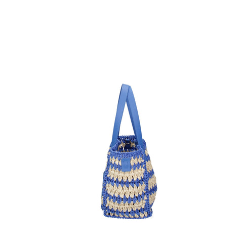 Blue Viola Castellani VC220738223FBG handbag by Jag Couture London New York with elegant design and structured shape.