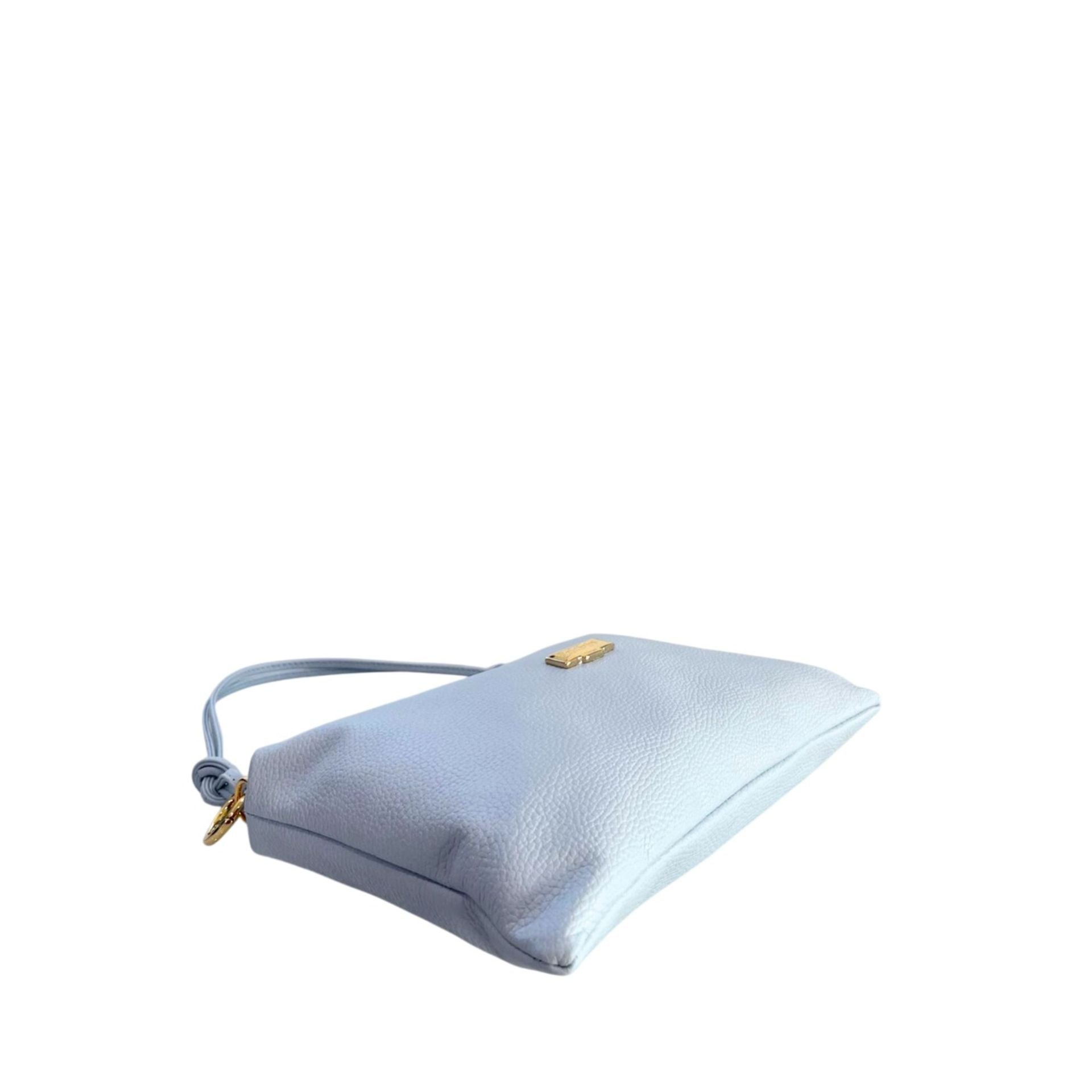 Baldinini Trend AL3138 LUCCA Azzurro Sky luxury handbag with chain strap and gold accents, stylish and elegant design.