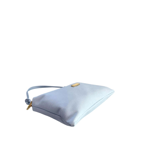 Baldinini Trend AL3138 LUCCA Azzurro Sky luxury handbag with chain strap and gold accents, stylish and elegant design.