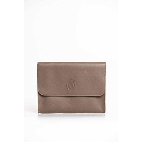Trussardi 72B000432Y000062_B267Mud handbag by Jag Couture London-New York, showing the stylish leather exterior and metallic accents.