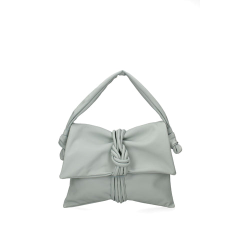 Jag Couture London - New York Viola Castellani VC220717223FBG-S102_CIELO handbag with smooth light blue leather and silver hardware.