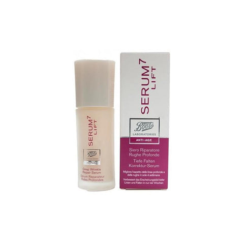 Jag Couture London serum 7 Lift Corrector Arrugas in a 30ml travel tube, designed to reduce wrinkles and improve skin elasticity.