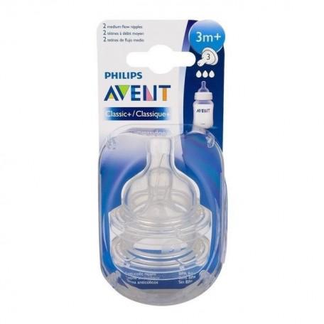 Philips Avent Classic Tetina Flujo Variable 3 Meses 2 Unidades Avent Jag Couture London - New York