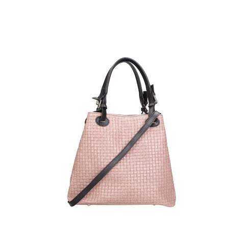 Jag Couture London Gave Lux GLX228004723FBG-048_ROSA_CIPRIA handbag with blush pink leather and gold-tone hardware.