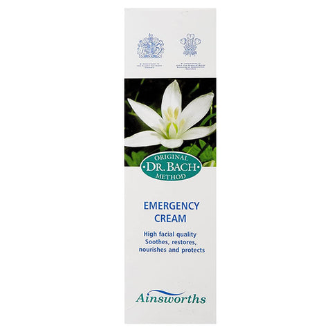 Santiveri Bach Emergency Cream 40ml tube, natural herbal remedy for quick relief, branded by Jag Couture London - New York.