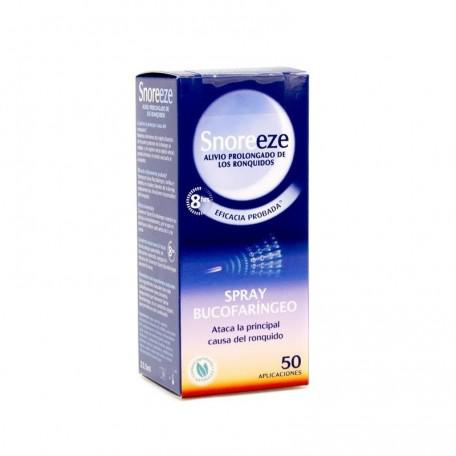 Teva Pharma Snoreeze Spray Bucofaringeo 23.5ml bottle, nasal spray for throat relief, with packaging label visible.