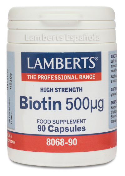 Lamberts Biotina 500-Ug 90 Caps Jag Couture London - New York