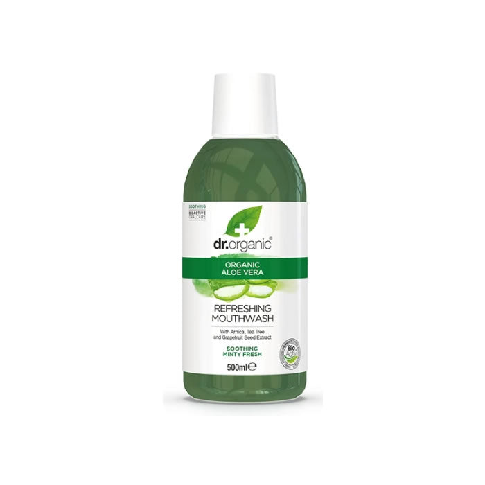Dr. Organic  Aloe Vera Mouthwash 500ml Jag Couture London - New York