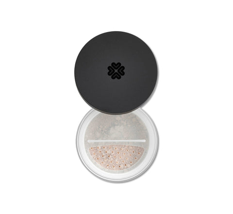 Jag Couture London New York Lily Lolo Mineral Makeup Base Blondie, light shade, smooth application, natural finish, compact powder.