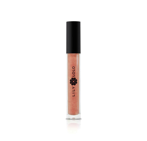 Jag Couture London New York Lily Lolo Peachy Keen lip gloss tube with peach-colored gloss inside.