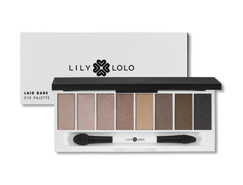 Jag Couture London Laid Bare Lily Lolo compact eyeshadow palette with neutral shades and sleek packaging.