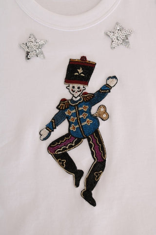 White cotton Fairy Tale T-Shirt by Dolce & Gabbana featuring a whimsical fairy tale graphic design.