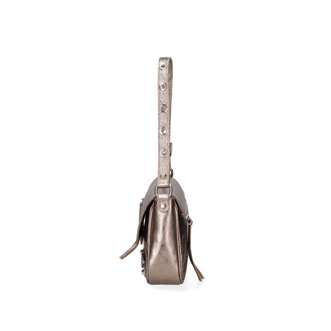 Jag Couture London bronze Roberta Rossi RR220723423FBG-L005 handbag with textured leather and elegant design.