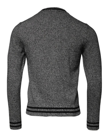 Gray Crown King Cashmere Pullover Sweater