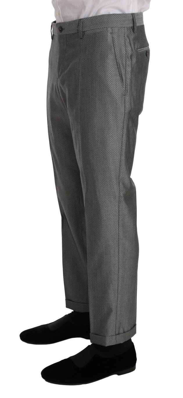 Black stretch crystal bee slim fit suit by Dolce & Gabbana, featuring a tailored blazer with crystal bee embellishments.