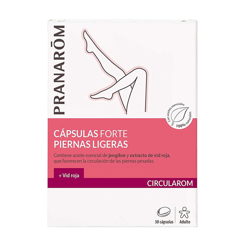Pranarôm Circularom Forte Light Legs And Circulatory Comfort 30 Capsules Jag Couture London - New York