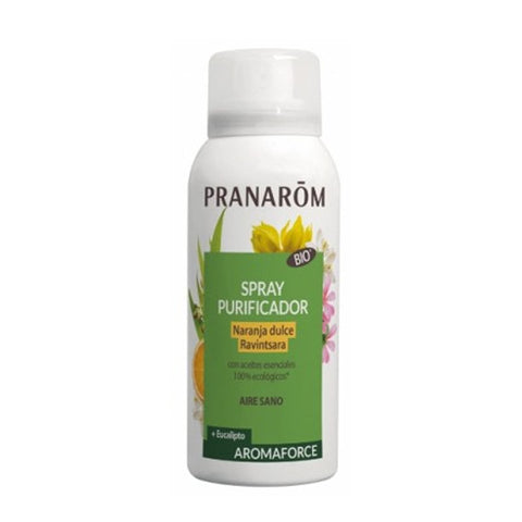 Pranarom Purifying Spray with sweet orange, 75ml, natural aromatherapy product by Jag Couture London New York.