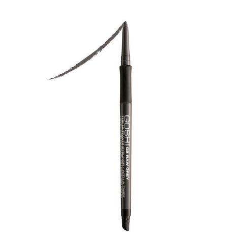 Jag Couture London Gosh The Ultimate Eyeliner With A Twist 02 Raw Grey, sleek pencil with twist-up design and raw grey shade.