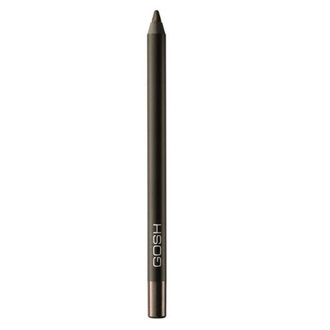 Jag Couture London Rebellious Brown Velvet Touch Waterproof Eyeliner by Gosh, showing the brown pencil and its sleek packaging.